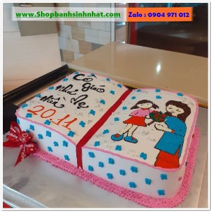 Bánh Sinh Nhật Cuốn Sách - RT39